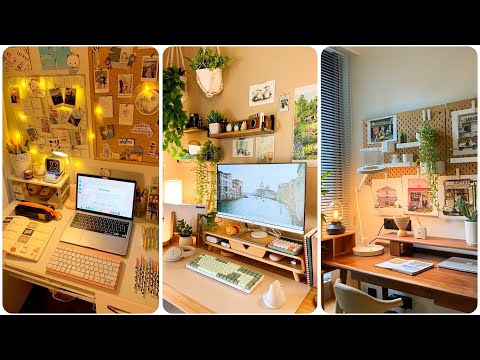 Dream Home Office Makeover: Desk Decor Tips for a Productive Workspace [Video]