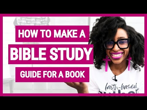 HOW TO MAKE A BIBLE STUDY GUIDE FOR YOUR BOOK | How To Write A Book & Make Money Online Ep.9 [Video]