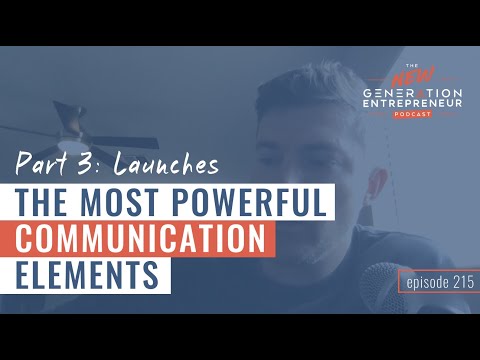 Part 3: Launches – The Most Powerful Communication Elements || Episode 215 [Video]