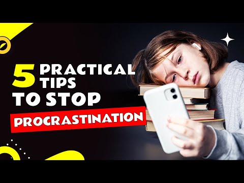 How to Beat Procrastination? 5 Tips to Beat Procrastination|| Productivity Hacks|| Simple Solution [Video]