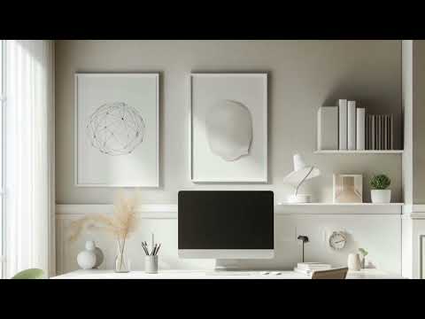10 Minimalist Home Office Design Ideas: Less Clutter, More Concentration! [Video]