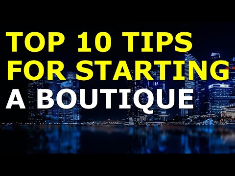 Starting a Boutique Business Tips | Free Boutique Business Plan Template Included [Video]