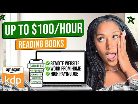 7  Websites Paying Up To $100 Per Hour For Reading Books -Amazon -Remote Jobs 2024 [Video]