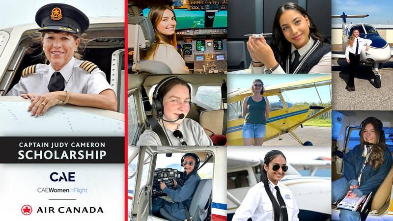 Air Canada, CAE Announce 2024 Judy Cameron Scholarship Winners [Video]