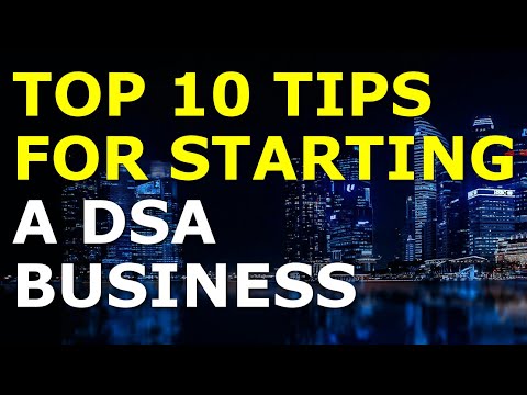 Starting a DSA Business Tips | Free DSA Business Plan Template Included [Video]