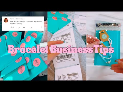 BRACELET BUSINESS TIPS! How to start a successful bracelet business! [Video]