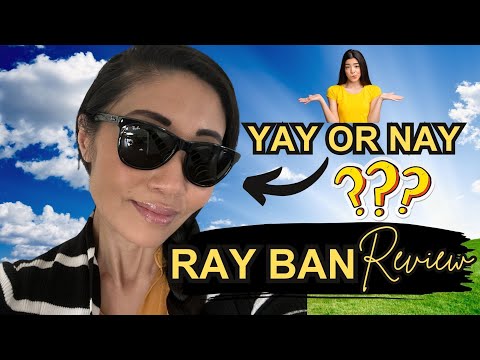 Ray Ban RB4184 Square Sunglasses for Women REVIEW [Video]