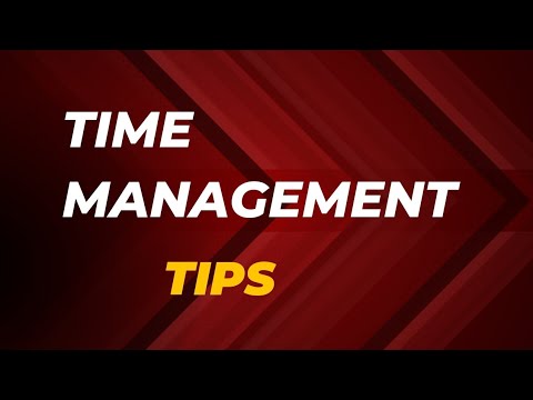 Time Management Tips | How To Manage Time To Boost Productivity [Video]