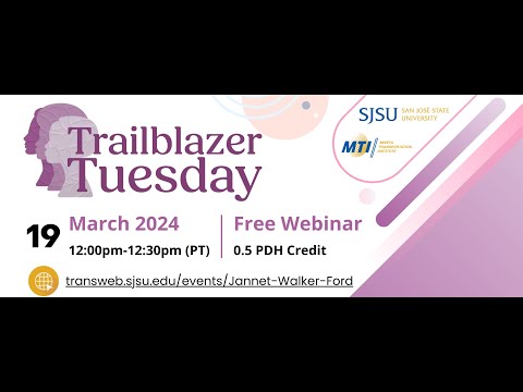 Trailblazer Tuesday with Jannet Walker Ford [Video]