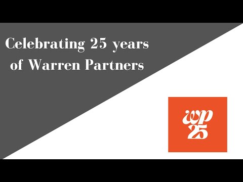 Times change, our purpose hasn’t: celebrating 25 years of Warren Partners [Video]