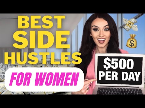 The 7 BEST Side Hustles for Women to START NOW + (HOW TO START) [Video]