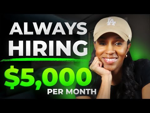 5 Best Work from Home Jobs w/ NO Experience (2024) [Video]
