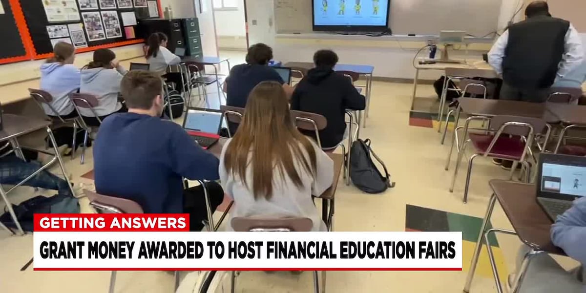 Students receiving financial literacy lessons following state grant [Video]
