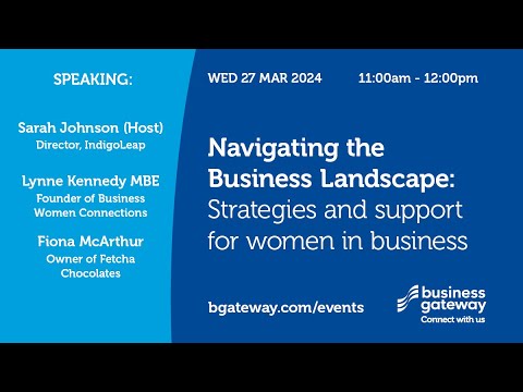 Navigating the Business Landscape  Strategies and support for women in business [Video]