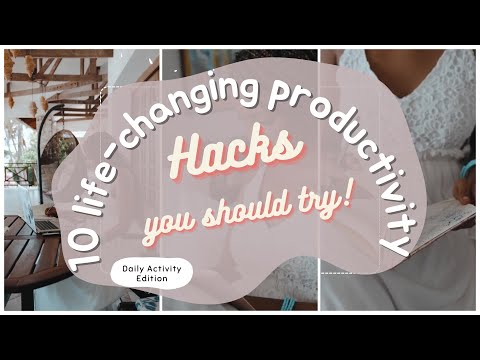 10 Life-Changing Productivity Hacks You NEED to Try! [Video]