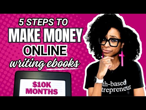 MAKE MONEY ONLINE SELLING EBOOKS | 5 Ways To Make Additional Income With Your Book [Video]