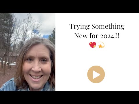 Trying Something New For 2024!!!  💖 💫 [Video]