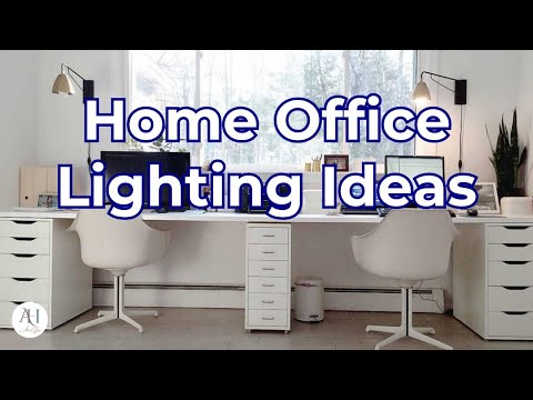 Cozy Home Office Lighting Ideas for More Productive [Video]