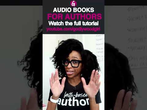 Want to know how to turn your book into an audiobook? Check out my latest video!