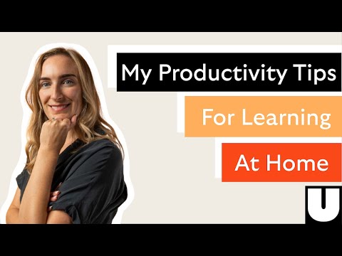 Master Productivity: My Top 10 Tips For Learning From Home [Video]