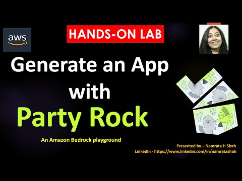 AWS Hands-on-lab  - Generate an App with Party Rock [Video]