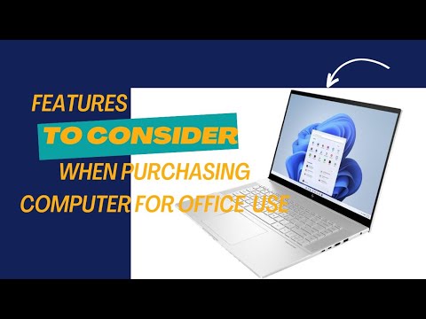 “Essential Computer Features for a Productive Office Environment!” [Video]