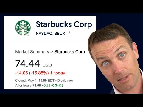 Starbucks Stock Earnings Crash Update [Video]