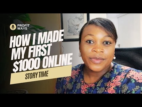 First video: How to make money online