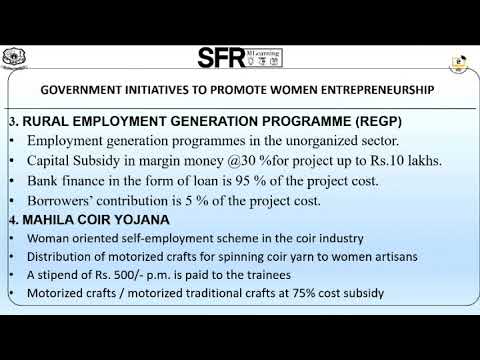 Govt. initiatives to promote Women Entrepreneurship by Dr.J.Arun Nandini, Asst. prof. of Commerce [Video]