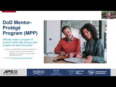 SBA & Dept. of Defense Mentor Protege Programs and Mentor Protege Small Business Panel Discussion [Video]