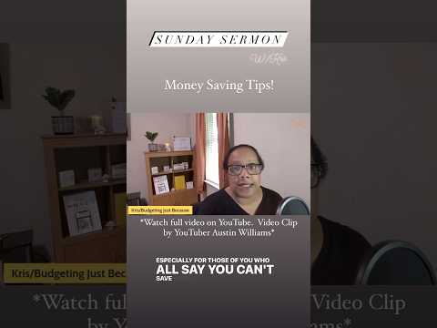 Saving Money Tips | Low Income Budget [Video]