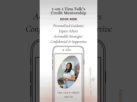 ✨Dive into our exclusive 1-on-1 Tina Talks Credit Mentorship. Spots are limited – reserve yours now! [Video]