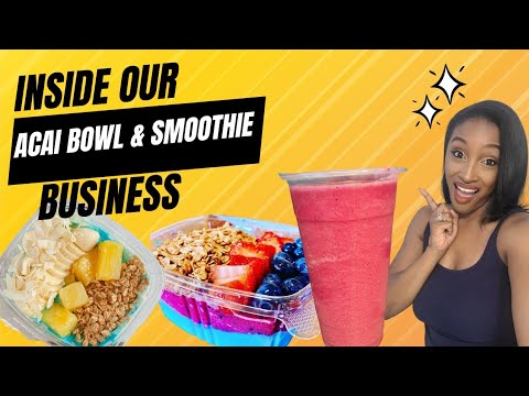 Inside Our Acai Bowl and Smoothie Business|Family Business| Entrepreneur Girl BOSS 🧋🍌🍍🥭🍓🫐 [Video]