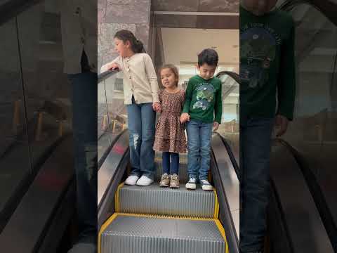 Hold your hands on #escalator #funny #baby #cutebaby #cute #shorts#viral [Video]