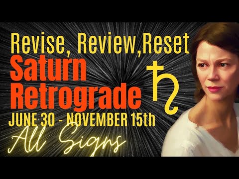 Uncover The Surprising Truth Behind Saturn Retrograde And Your Zodiac Sign! [Video]