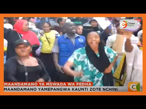 Mombasa woman  joyfully leads anti-finance bill protest [Video]