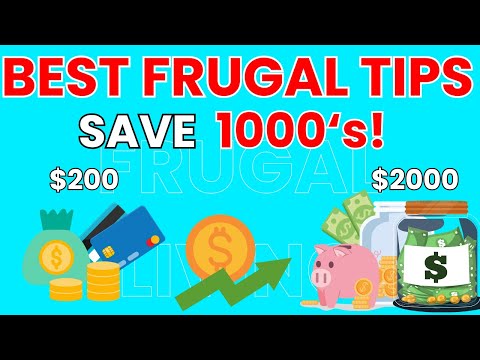 23 BEST Frugal Living Tips To Save Money 2024 (This will save you thousands) [Video]