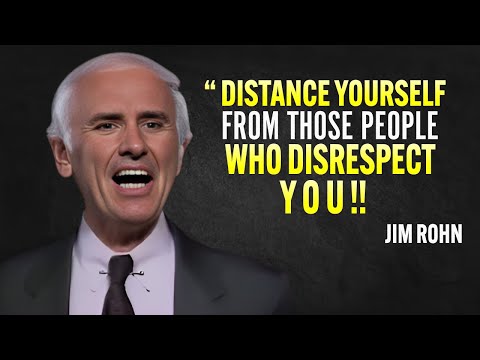 DISTANCE YOURSELF FROM THOSE PEOPLE WHO DISRESPECT AND USE YOU – Jim Rohn Motivation [Video]