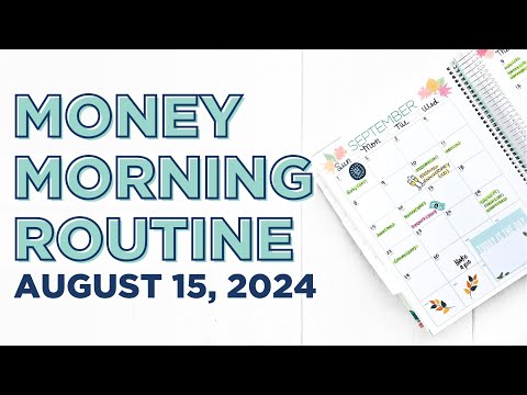 Money Morning Routine | Costco + Budget Calendar [Video]