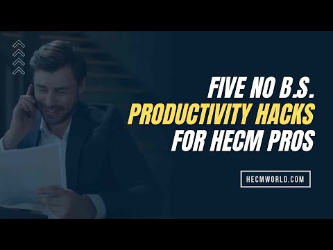 5 No B S  Productivity Hacks Tha Work: Friday’s Food for Thought [Video]