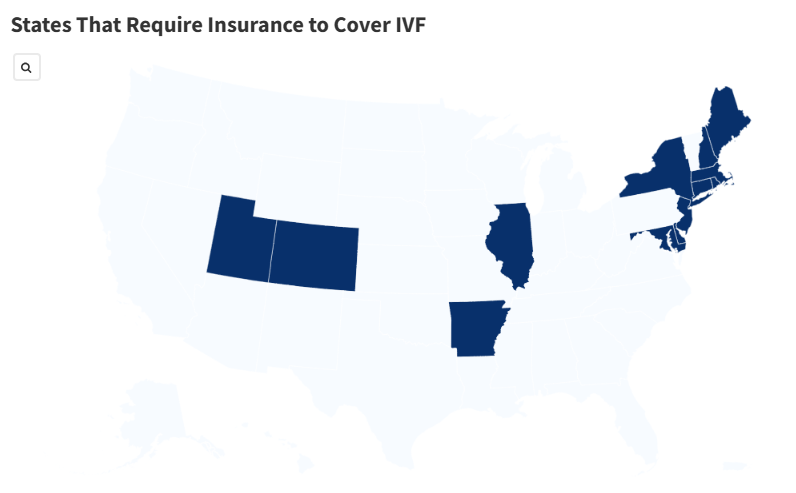 Map Shows States Already Requiring Insurance to Cover IVF [Video]