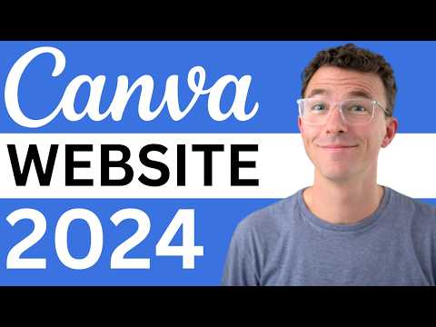 Canva Website Tutorial for Beginners 2024 [Video]