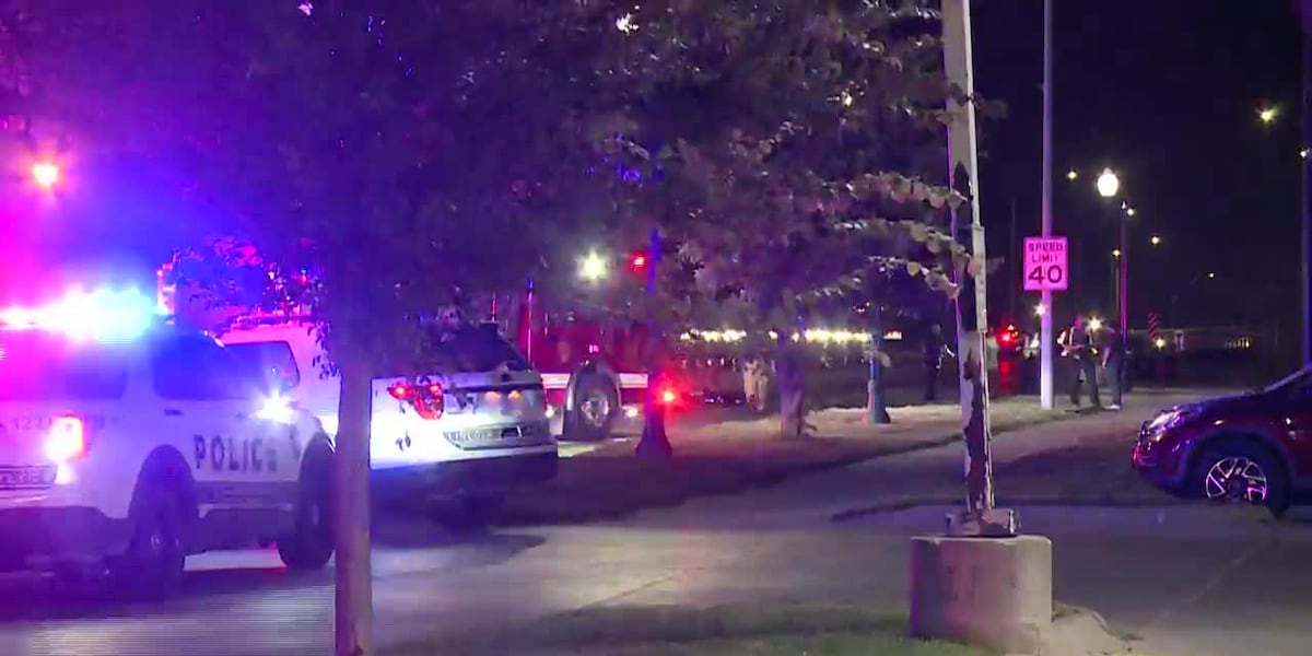 SCENE VIDEO: Pedestrian struck by a car near 1st & West O Thursday morning