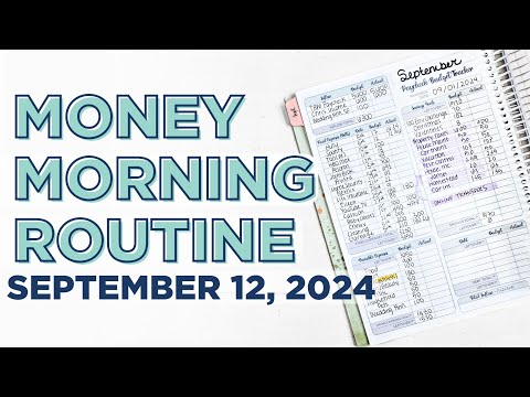 Money Morning Routine | Looking Ahead + Making Budget Changes [Video]