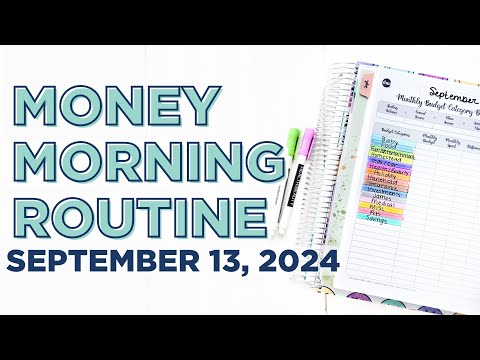 Money Morning Routine | Spending Trends + Budget Prep [Video]