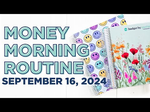 Money Morning Routine | PREORDER THE BUDGET BY PAYCHECK WORKBOOK! [Video]