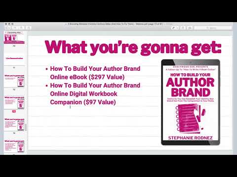 How To Create Your Author Brand - eBook Bundle (Godlywood Girl) [Video]