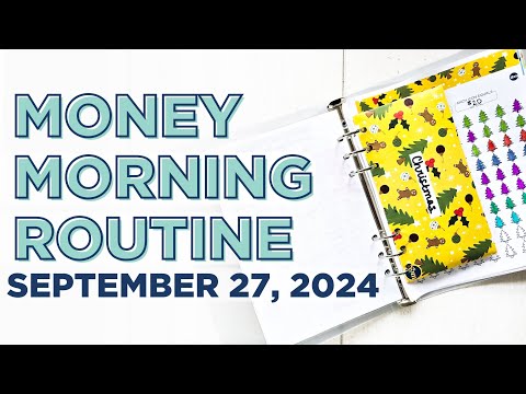 Money Morning Routine | Christmas Savings Goal Update [Video]