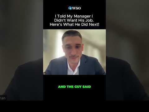 I Told My Manager I Didn’t Want This Job—His Response Blew My Mind! [Video]