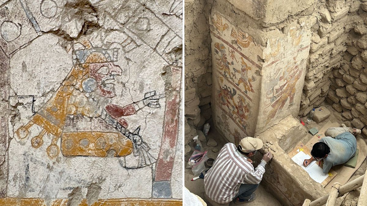 Video. Archaeologists uncover throne and murals of female leader in Peru [Video]